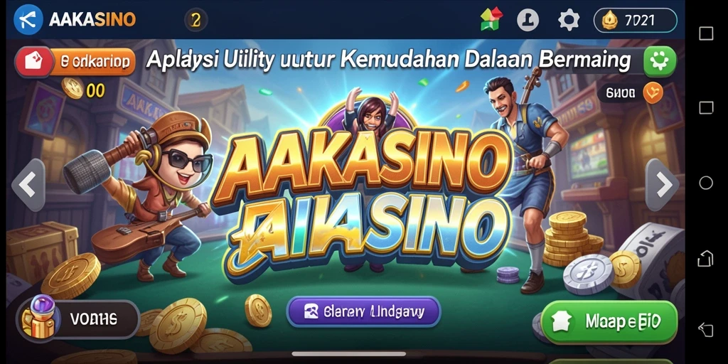 Tampilan antarmuka AAKASINO yang intuitif dan mudah digunakan.