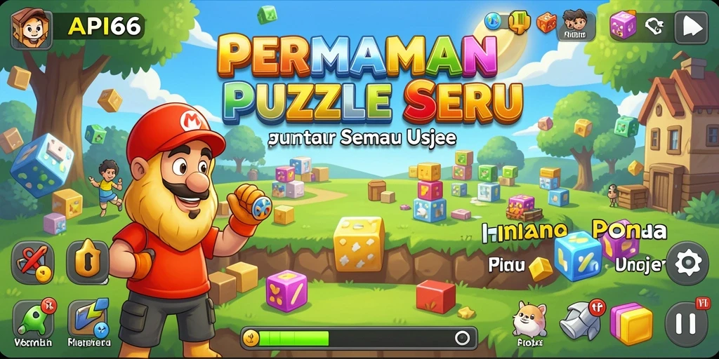 Tampilan gameplay seru di API66 yang membuat ketagihan.