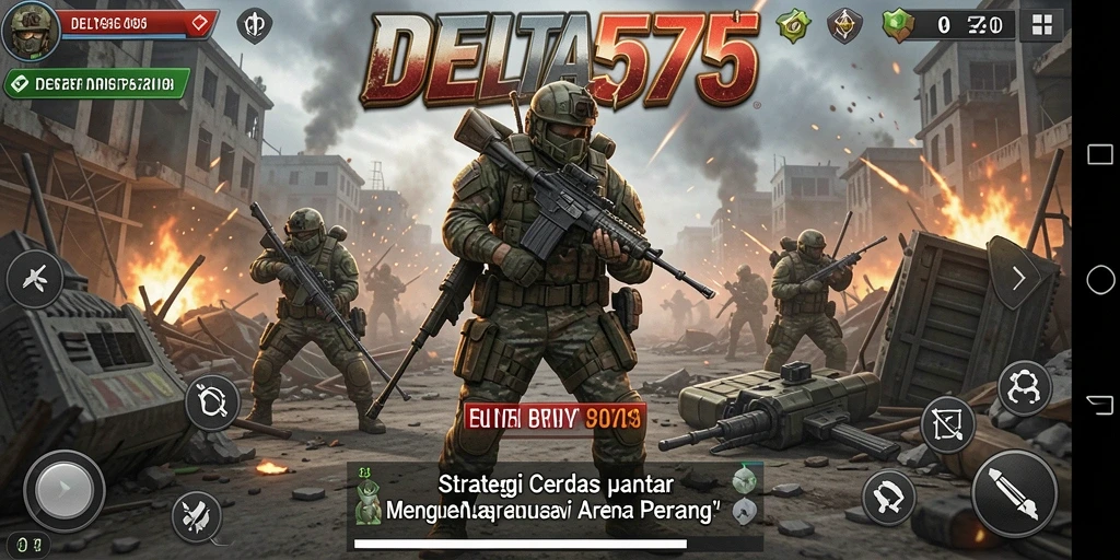 Tangkapan layar DELTA575 menunjukkan pertempuran strategi yang mendebarkan.