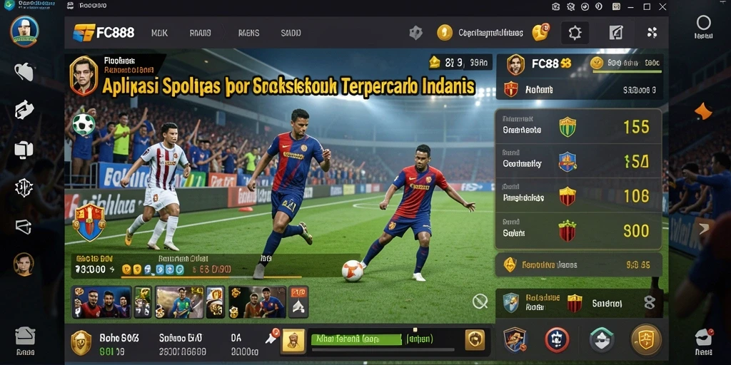 Tampilan utama FC888 dengan berbagai pilihan taruhan olahraga.