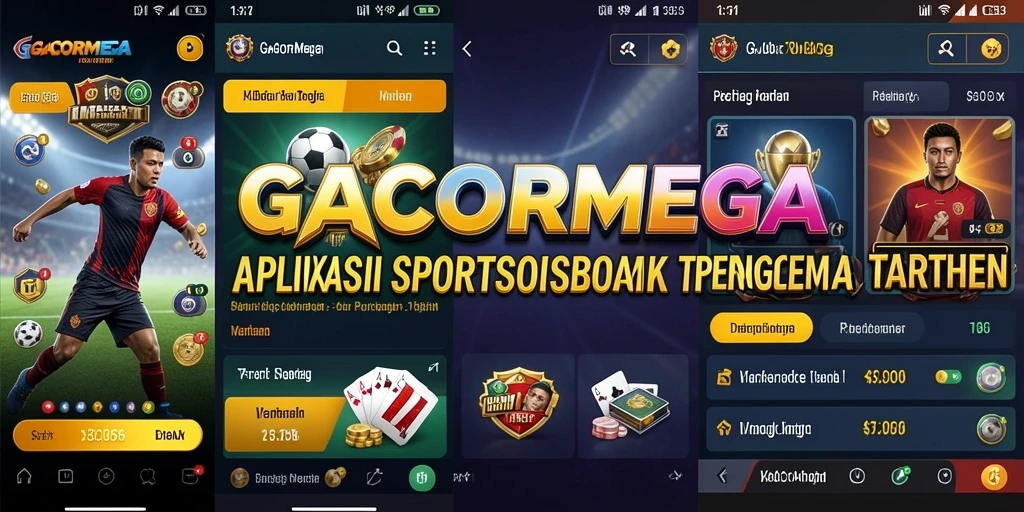 Tampilan utama GACORMEGA menampilkan antarmuka Sportsbook yang menarik dan mudah digunakan.