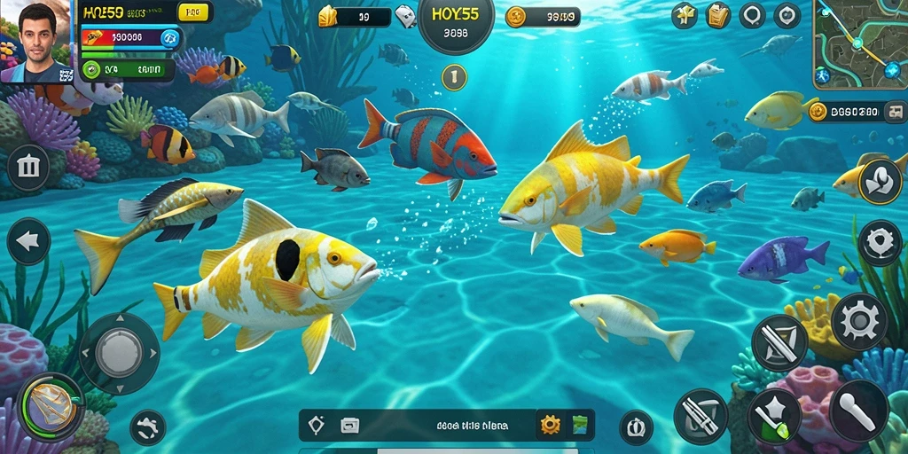 Screenshot gameplay seru Tembak Ikan HOYE55.