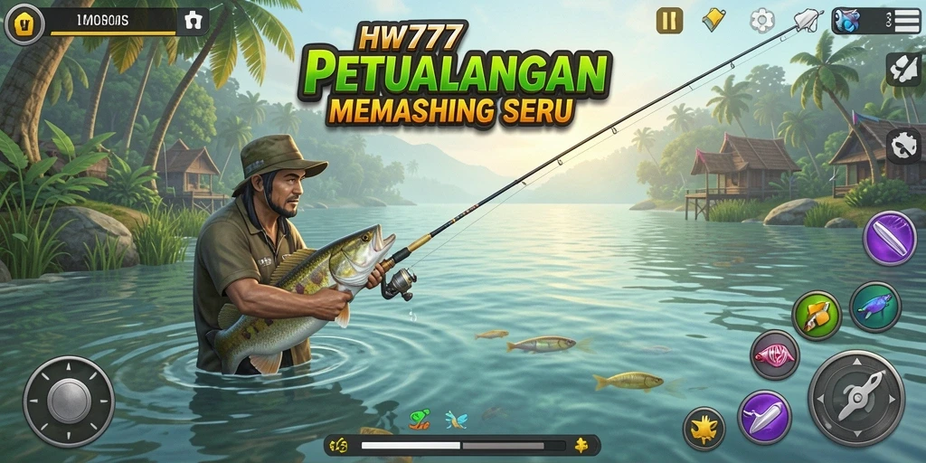 Tangkap ikan terbesar dalam HW777 dan nikmati grafis menakjubkan.