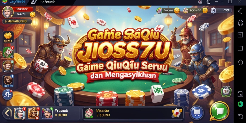 Screenshot JOSS777 menampilkan momen seru saat bermain QiuQiu.