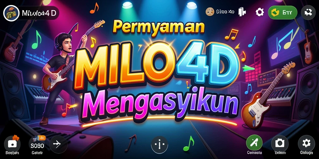 Tampilan gameplay <strong>MILO4D</strong> yang mengasyikkan dalam bermain musik.