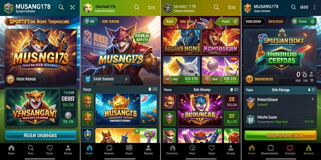 Tampilan gameplay Sportsbook yang menarik dan interaktif.