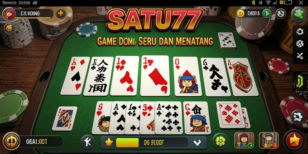Tampilan gameplay menarik pada SATU77 yang seru.