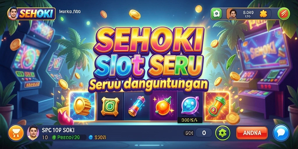 Tampilan gameplay seru SEHOKI dengan berbagai tema Slot.